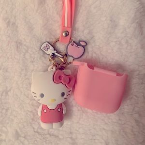 Hello Kitty Airpod Case Cute 3D keychain charm